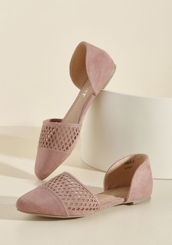 Report Footwear - Some Ease and Quiet Flat in Mauve
