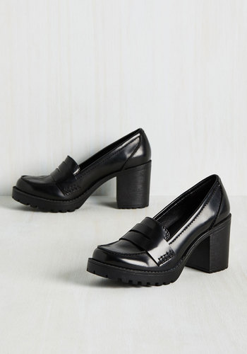 DOLCE BY MOJO MOXY - Loafer and Done With Block Heel