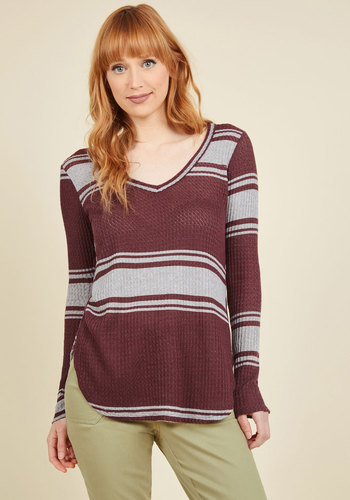 Sweet Claire Inc. - For the Run of It Knit Top