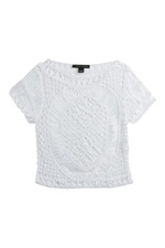 Talia Crochet Top by Ralph Lauren Black Label