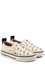 Embellished Slip-On Sneakers by Red Valentino