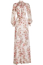 Printed Silk Tunic by Giambattista Valli