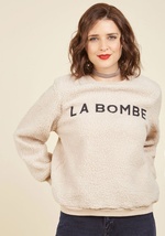 Le Fleece, C'est Chic Sweatshirt by Compania Fantastica