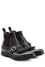 Leather Ankle Boots with Brogue Detailing by Church's