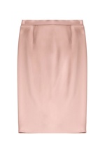 Satin Pencil Skirt by Jil Sander