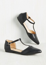 Turn Back Prime Flat in Black by NYLA Shoes Inc.