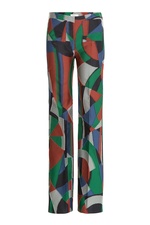 Printed Wide-Leg Pants by Isa Arfen