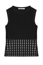 Sleeveless Top with Cut-Out Detail by T by Alexander Wang