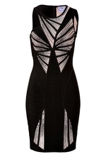 Sequin Embellished Cocktail Dress by Herve Leger