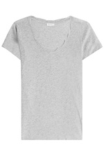 Cotton T-Shirt with Scooped Neckline by American Vintage