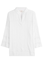 Gauze Tunic with Lace Crochet by Ella Moss