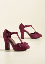 Something Good Can Walk Suede Heel by Poetic Licence