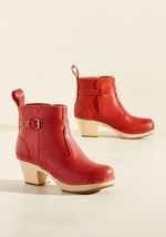 Arts District Distinct Leather Bootie by Swedish Hasbeens