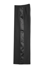 Wide Leg Pants with Tonal Pattern by Alexander McQueen