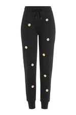 Embellished Cotton Sweatpants by Boutique Moschino