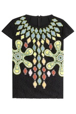 Embroidered Wool Top by Peter Pilotto