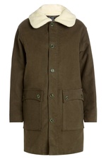 Cotton Parka with Faux-Shearling Collar by A.P.C.