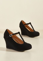 Dashing to Dinner Wedge by ModCloth