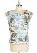 Whimsy and Wonder Cotton Top in Ornaments by Emily and Fin LTD