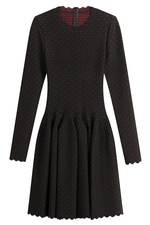 Spotted Knit Dress with Wool by Alaia
