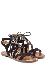 Lace Up Suede Sandals by Sam Edelman