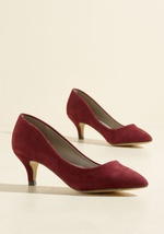 Luxe of the Issue Heel in Merlot by Michael Antonio Footwear Group