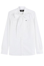 Cotton Shirt with Bow by Dsquared2