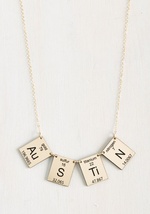 Element to Your Interests Necklace by Vinca USA