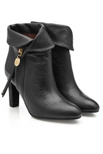 Masha Leather Ankle Boots by See by Chloe