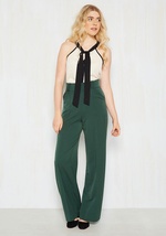 Complementing Confidence Pants in Pine by Miss Candyfloss