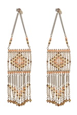 Bead Embellished Earrings by Valentino