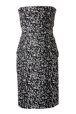 Woven Strapless Dress by Dsquared2