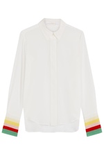 Silk Blouse with Contrast Cuffs by Chloe