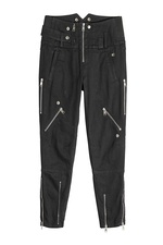 Biker Jeans with Zippers by Alexander McQueen