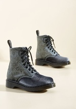 Flocked Around the Clock Velvet Boot by Dr. Martens Airwair USA LLC