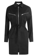 Linen-Cotton Shirtdress with Zips by Iro