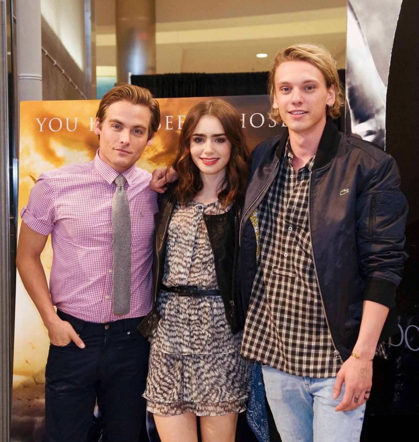 Lily Collins on City of Bones Mall Tour submitted by Canary + Rook