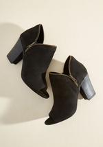 Zip into Shape Suede Bootie by Sbicca