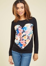 Heartbeat the Heat Top in Floral by Gilli Inc. DBA Le Lis