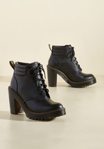 Avant-Garde Announcement Leather Bootie by Dr. Martens Airwair USA LLC