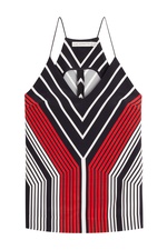 Striped Silk Tank Top by Mary Katrantzou