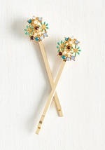 Strong Set of Florals Hair Pin Set by NOVA INC.