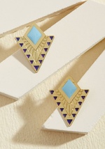 Mata Traders The Echo of Deco Earrings by Mata Traders