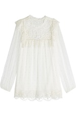 Meridian Silk and Lace Blouse by Zimmermann