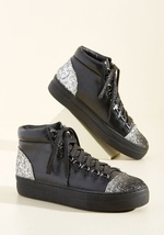 Taking the Hi-Top Road Leather Sneaker by E-Eight Fashions