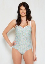 Pooled Together Appearance One-Piece Swimsuit in Window Box by SHARK TM