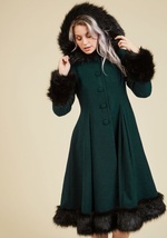 Northeast Nobility Coat by Hell Bunny London (pop soda)