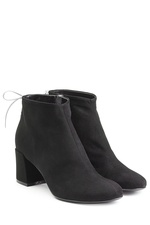 Black Suede Ankle Boots by McQ Alexander McQueen