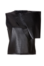 Leather Crop Top by J.W. Anderson