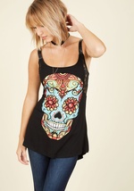 Eye Socket to Me Tank Top by Silver Stop
